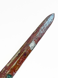 A Chinese bronze sword, Warring States period