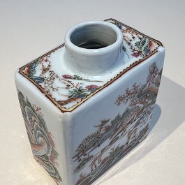 A Chinese famille rose 17-piece 'Deer and Scholars' tea service, Qianlong