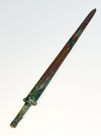 A Chinese bronze sword, Warring States period