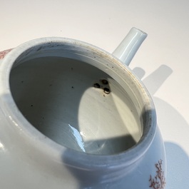 A Chinese famille rose 17-piece 'Deer and Scholars' tea service, Qianlong