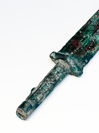 A Chinese bronze sword, Warring States period