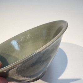 A Chinese Yaozhou celadon-glazed bowl, Song