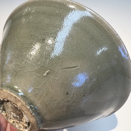 A Chinese Yaozhou celadon-glazed bowl, Song
