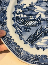 11 Chinese Imari-style and blue and white wares, Yongzheng/Qianlong
