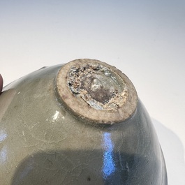 A Chinese Yaozhou celadon-glazed bowl, Song
