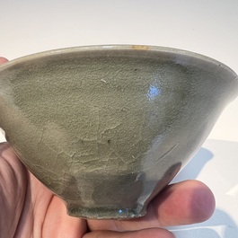 A Chinese Yaozhou celadon-glazed bowl, Song
