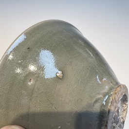 A Chinese Yaozhou celadon-glazed bowl, Song