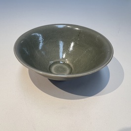 A Chinese Yaozhou celadon-glazed bowl, Song