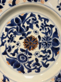 11 Chinese Imari-style and blue and white wares, Yongzheng/Qianlong