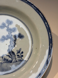 11 Chinese Imari-style and blue and white wares, Yongzheng/Qianlong