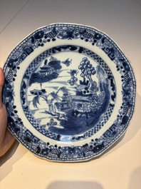 11 Chinese Imari-style and blue and white wares, Yongzheng/Qianlong