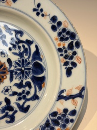 11 Chinese Imari-style and blue and white wares, Yongzheng/Qianlong
