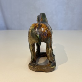 A Chinese sancai-glazed horse, probably Tang