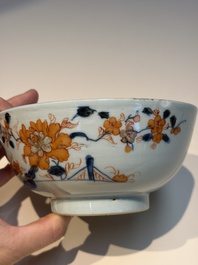11 Chinese Imari-style and blue and white wares, Yongzheng/Qianlong