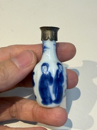 13 Chinese blue and white wares and four sets of Japanese Imari cups and saucers, 17/18th C.