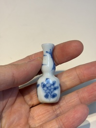 13 Chinese blue and white wares and four sets of Japanese Imari cups and saucers, 17/18th C.