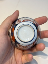 13 Chinese blue and white wares and four sets of Japanese Imari cups and saucers, 17/18th C.