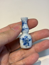 13 Chinese blue and white wares and four sets of Japanese Imari cups and saucers, 17/18th C.