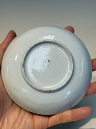 13 Chinese blue and white wares and four sets of Japanese Imari cups and saucers, 17/18th C.