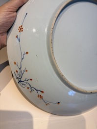 A Chinese doucai 'peony and chrysanthemum' dish, Yongzheng