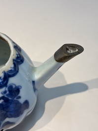 13 Chinese blue and white wares and four sets of Japanese Imari cups and saucers, 17/18th C.