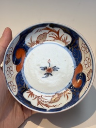 13 Chinese blue and white wares and four sets of Japanese Imari cups and saucers, 17/18th C.