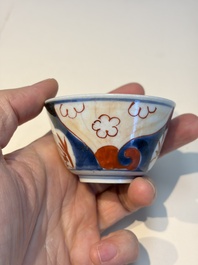 13 Chinese blue and white wares and four sets of Japanese Imari cups and saucers, 17/18th C.