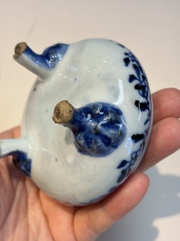 13 Chinese blue and white wares and four sets of Japanese Imari cups and saucers, 17/18th C.
