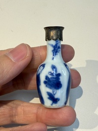 13 Chinese blue and white wares and four sets of Japanese Imari cups and saucers, 17/18th C.