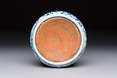 A varied group of 15 Chinese blue and white wares, 18th C. and later