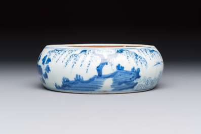 A varied group of 15 Chinese blue and white wares, 18th C. and later