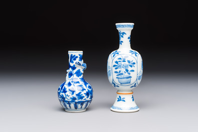 A varied group of 15 Chinese blue and white wares, 18th C. and later