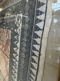 An Indonesian ceremonial 'Tampan' textile, Sumatra, Lampung, late 19/20th C.
