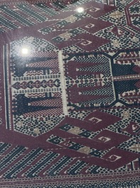 An Indonesian ceremonial 'Tampan' textile, Sumatra, Lampung, late 19/20th C.