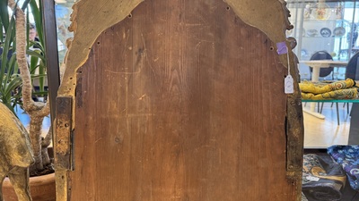 A French Louis XIV gilt-wood mirror, early 18th C.