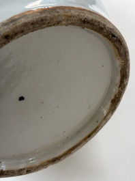 A Chinese famille rose 'Meng Mu San Qian 孟母三遷' and 'Antiquities' vase, signed Ye Yichun 葉宜春, dated 1923