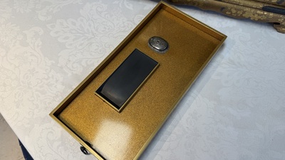 A very fine Japanese hiramaki-e on nashiji lacquer suzuribako, Edo, 18th C.