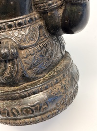 A bronze sculpture of Ganesh, 20th C.