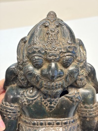 A bronze sculpture of Ganesh, 20th C.