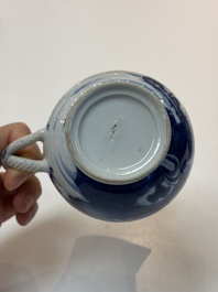 A varied group of 15 Chinese blue and white wares, 18th C. and later