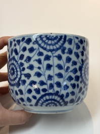 A varied group of 15 Chinese blue and white wares, 18th C. and later