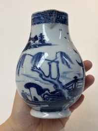 A varied group of 15 Chinese blue and white wares, 18th C. and later