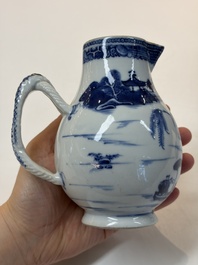 A varied group of 15 Chinese blue and white wares, 18th C. and later