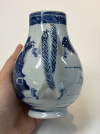 A varied group of 15 Chinese blue and white wares, 18th C. and later