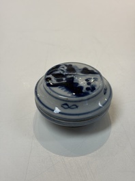 A varied group of 15 Chinese blue and white wares, 18th C. and later