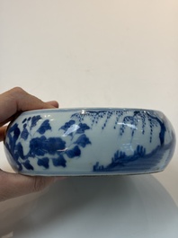 A varied group of 15 Chinese blue and white wares, 18th C. and later