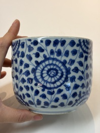 A varied group of 15 Chinese blue and white wares, 18th C. and later