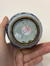 A varied group of 15 Chinese blue and white wares, 18th C. and later