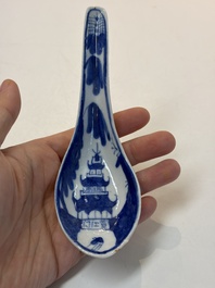 A varied group of 15 Chinese blue and white wares, 18th C. and later
