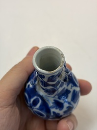 A varied group of 15 Chinese blue and white wares, 18th C. and later